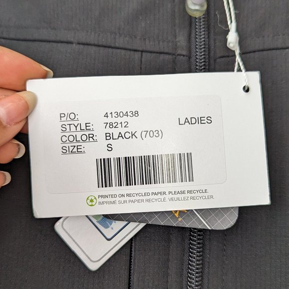 North End Black Shell Jacket Size SP - Picture 4 of 11